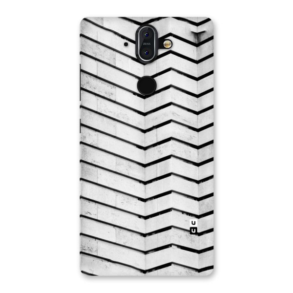 Wall Zig Zag Back Case for Nokia 8 Sirocco