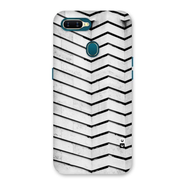 Wall Zig Zag Back Case for Oppo A12