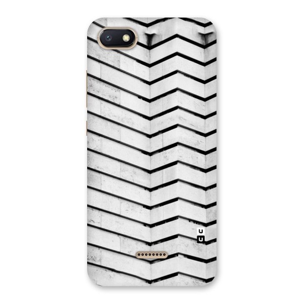 Wall Zig Zag Back Case for Redmi 6A