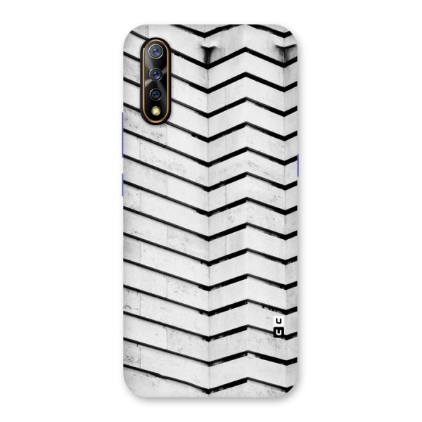 Wall Zig Zag Back Case for Vivo S1