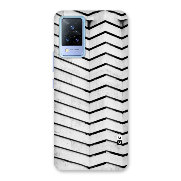 Wall Zig Zag Back Case for Vivo V21 5G