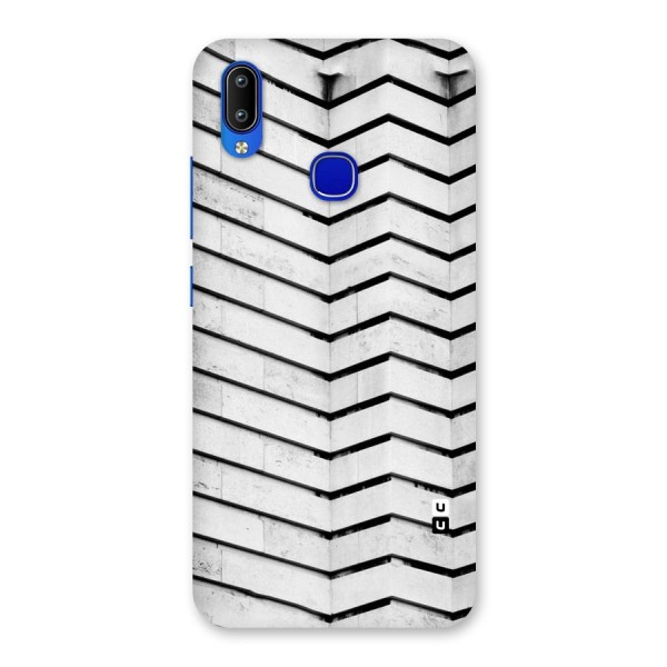 Wall Zig Zag Back Case for Vivo Y91