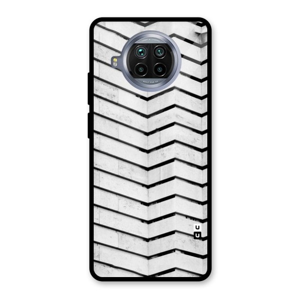 Wall Zig Zag Glass Back Case for Mi 10i