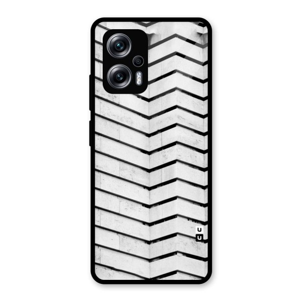 Wall Zig Zag Glass Back Case for Redmi K50i