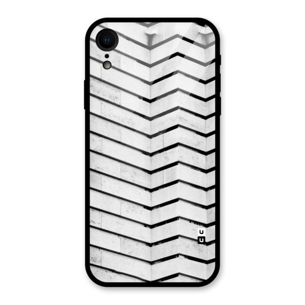 Wall Zig Zag Glass Back Case for XR