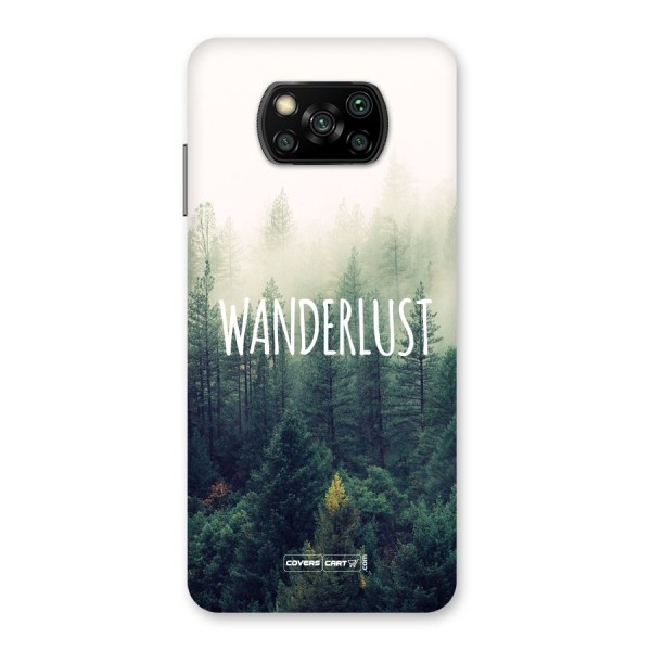 Wanderlust Back Case for Poco X3