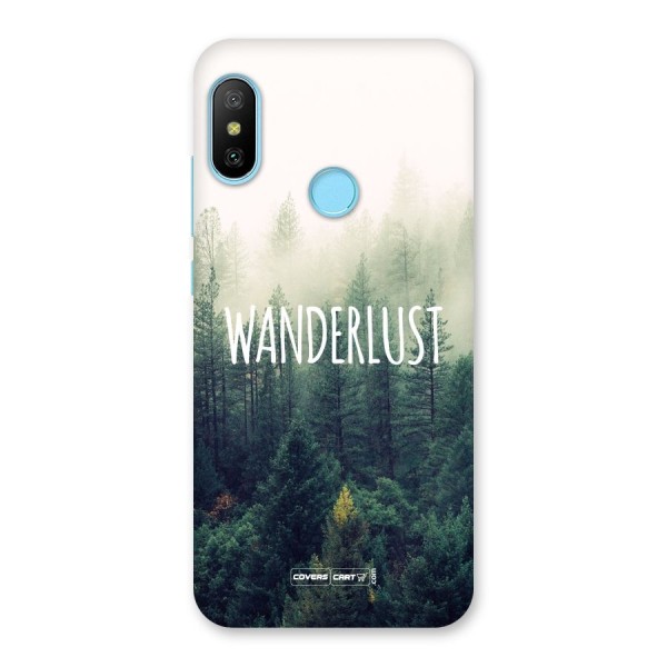 Wanderlust Back Case for Redmi 6 Pro