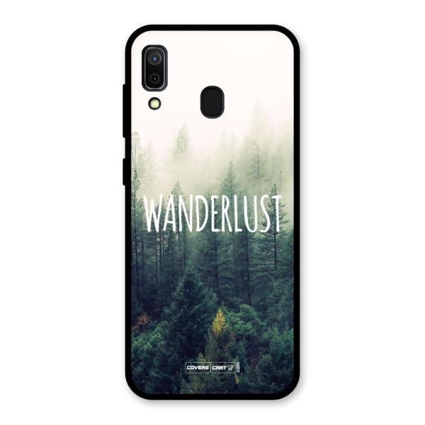 Wanderlust Glass Back Case for Galaxy A30