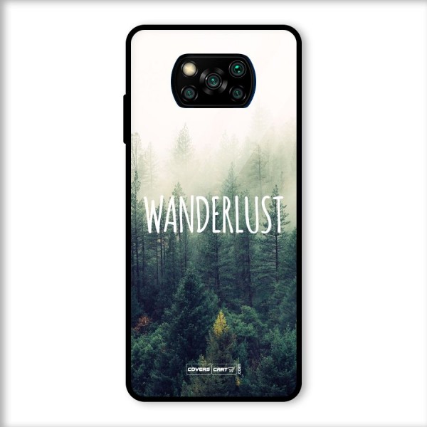 Wanderlust Glass Back Case for Poco X3