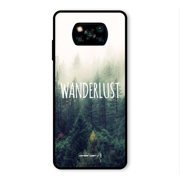 Wanderlust Glass Back Case for Poco X3 Pro