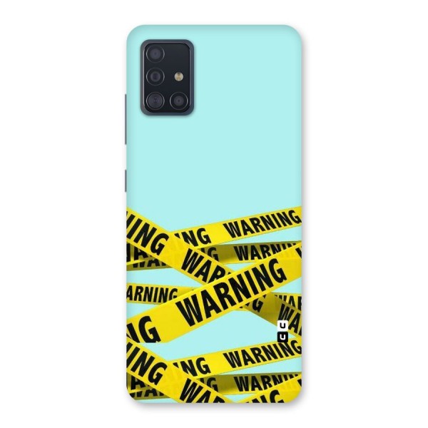 Warning Design Back Case for Galaxy A51