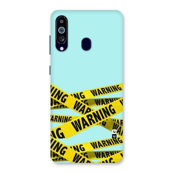 Warning Design Back Case for Galaxy A60