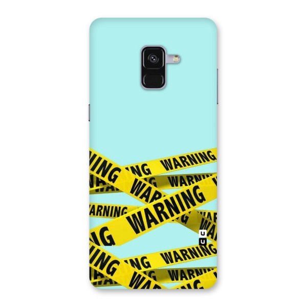 Warning Design Back Case for Galaxy A8 Plus