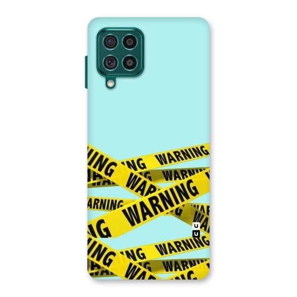 Warning Design Back Case for Galaxy F62