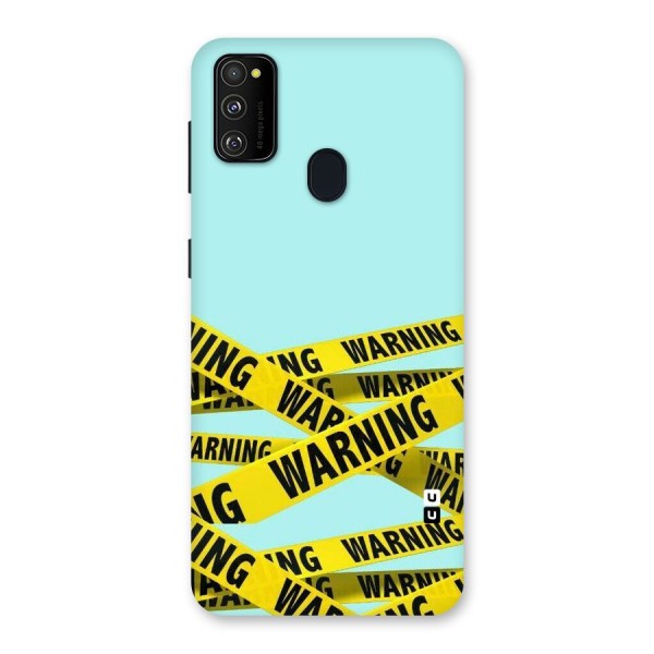 Warning Design Back Case for Galaxy M21