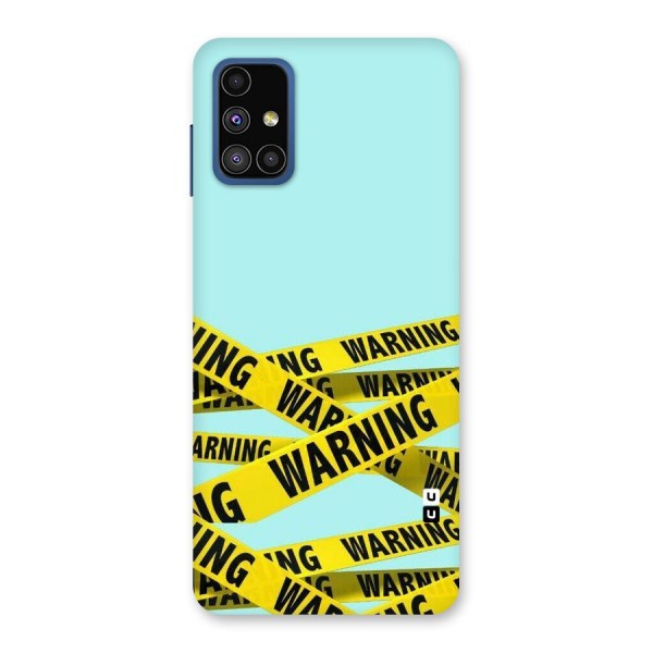 Warning Design Back Case for Galaxy M51