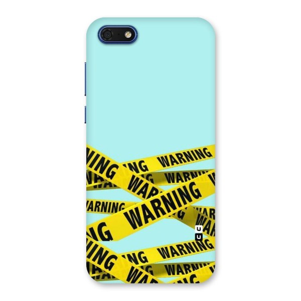 Warning Design Back Case for Honor 7s