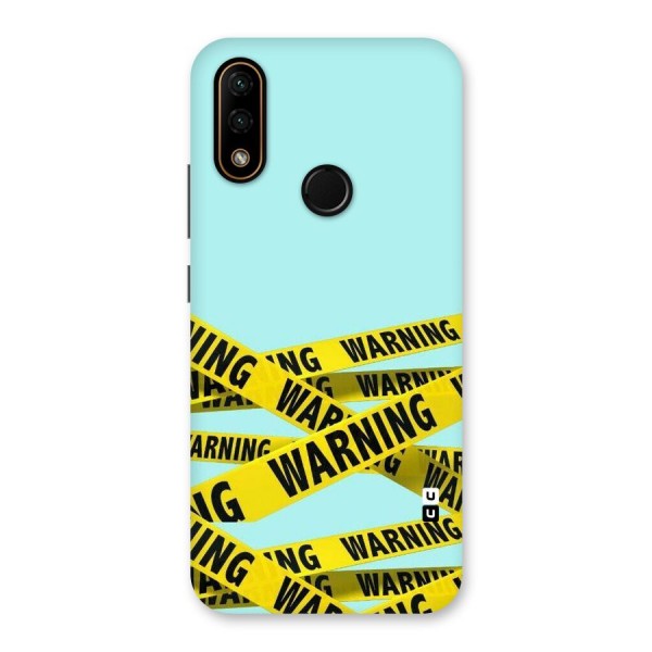 Warning Design Back Case for Lenovo A6 Note