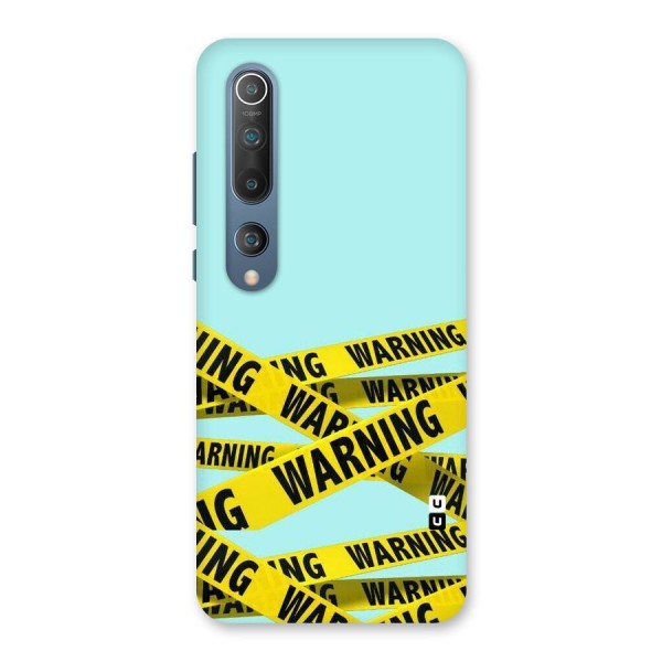 Warning Design Back Case for Mi 10