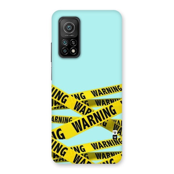 Warning Design Back Case for Mi 10T Pro 5G