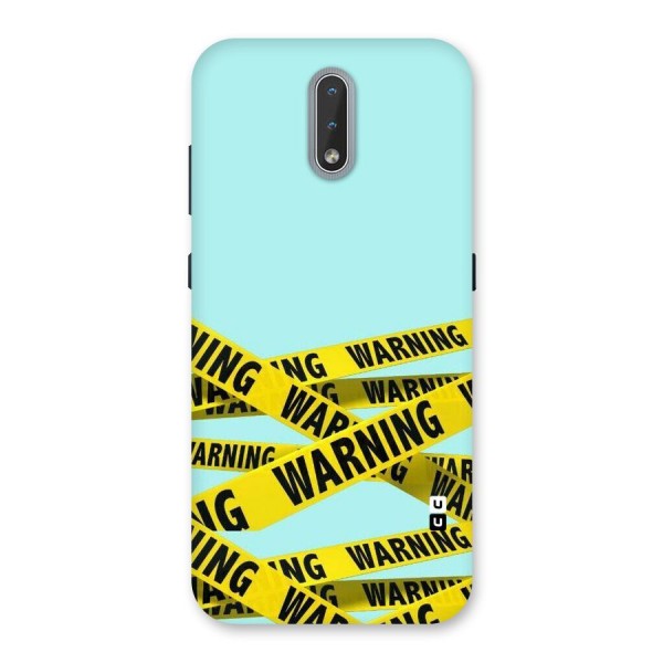 Warning Design Back Case for Nokia 2.3