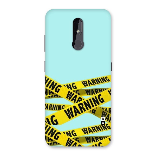 Warning Design Back Case for Nokia 3.2