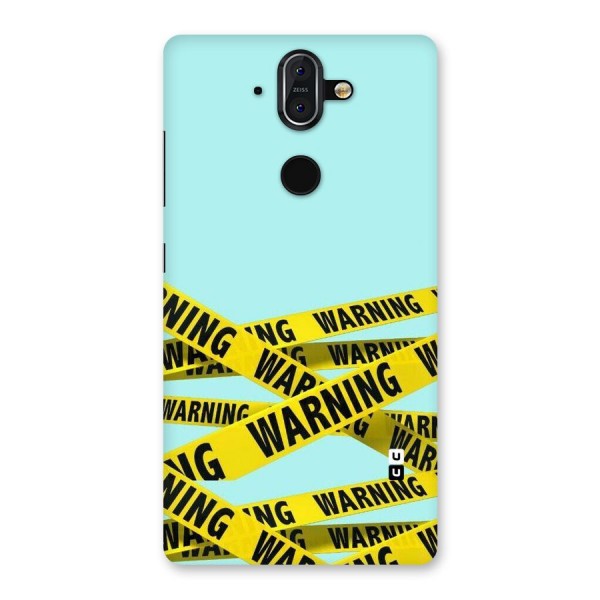 Warning Design Back Case for Nokia 8 Sirocco