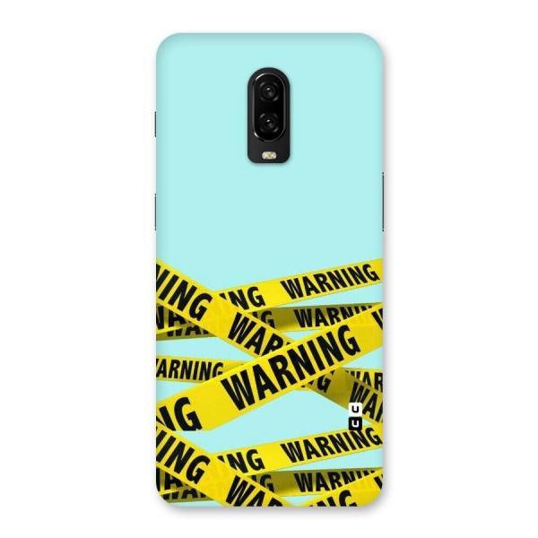 Warning Design Back Case for OnePlus 6T