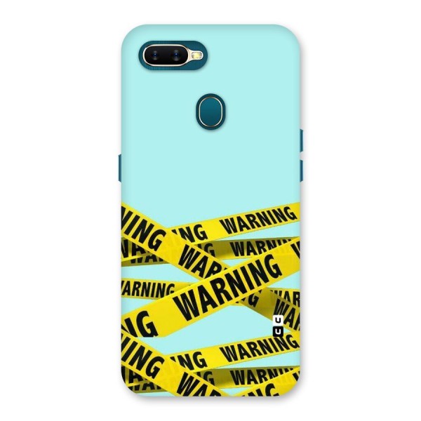 Warning Design Back Case for Oppo A12