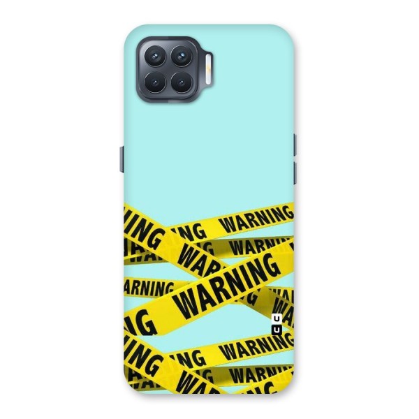 Warning Design Back Case for Oppo F17 Pro