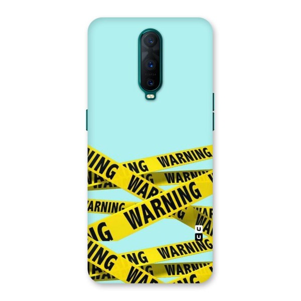 Warning Design Back Case for Oppo R17 Pro