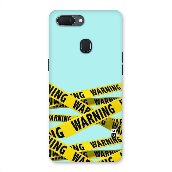 Warning Design Back Case for Oppo Realme 2