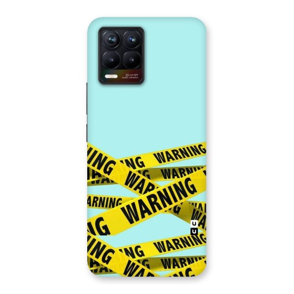 Warning Design Back Case for Realme 8