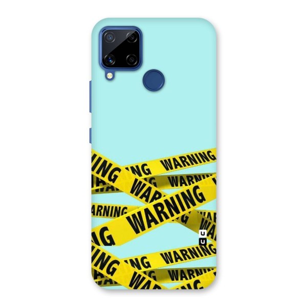 Warning Design Back Case for Realme C12