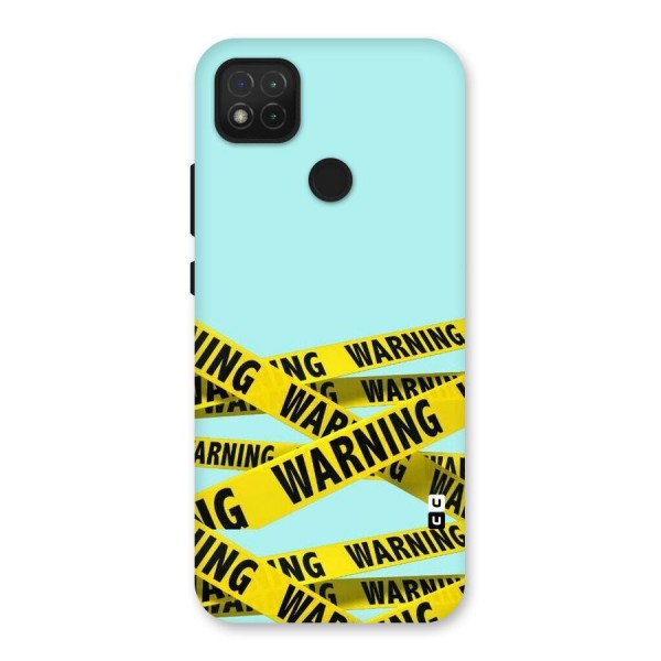 Warning Design Back Case for Redmi 9C