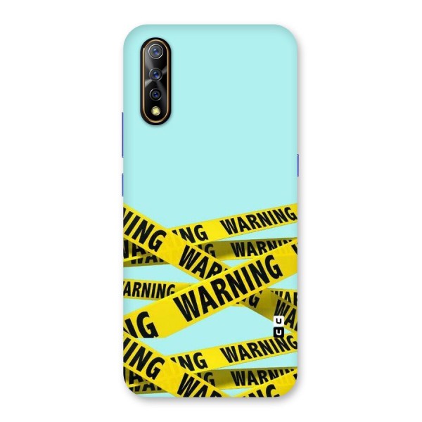 Warning Design Back Case for Vivo S1