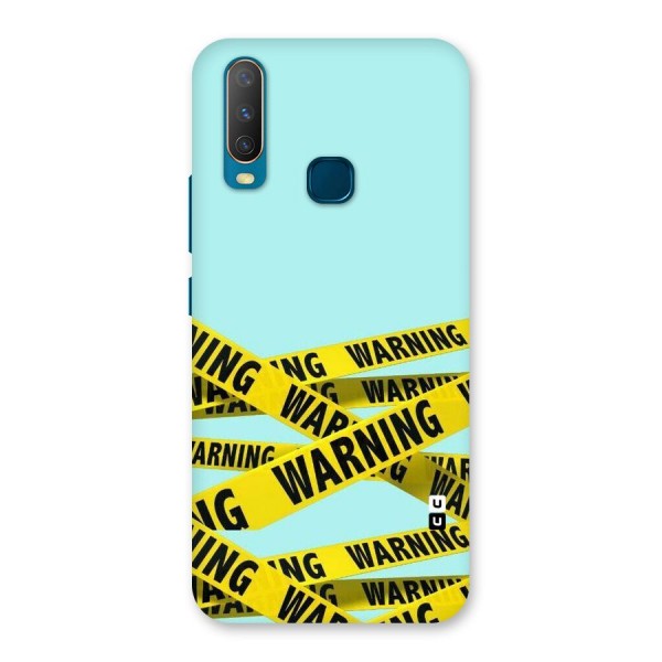 Warning Design Back Case for Vivo U10