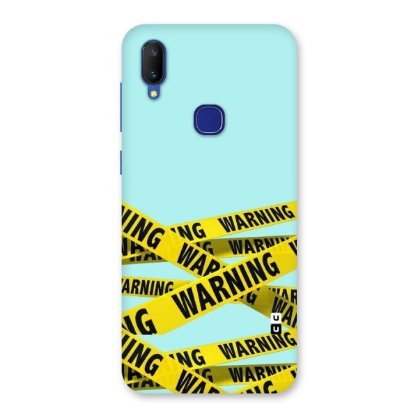 Warning Design Back Case for Vivo V11