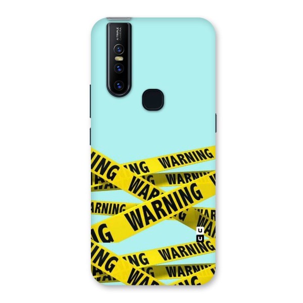 Warning Design Back Case for Vivo V15