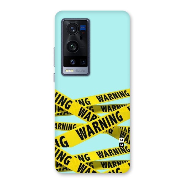 Warning Design Back Case for Vivo X60 Pro Plus