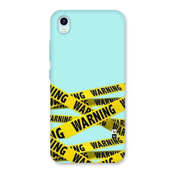 Warning Design Back Case for Vivo Y1s