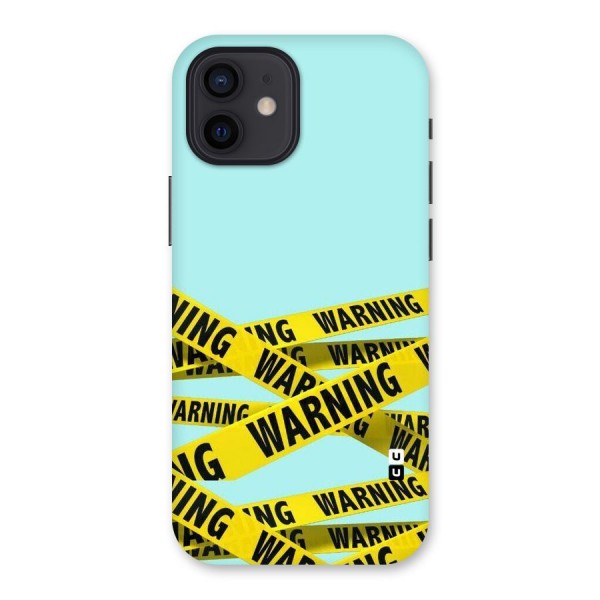 Warning Design Back Case for iPhone 12