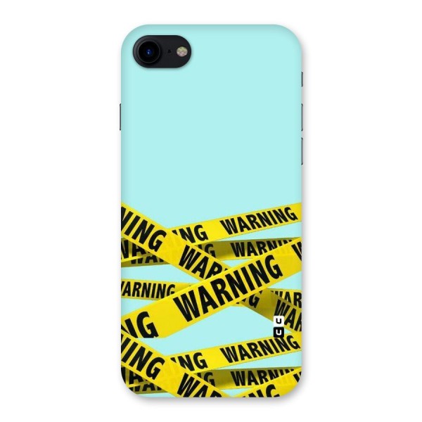 Warning Design Back Case for iPhone SE 2020