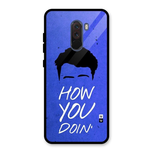 Wassup You Glass Back Case for Poco F1