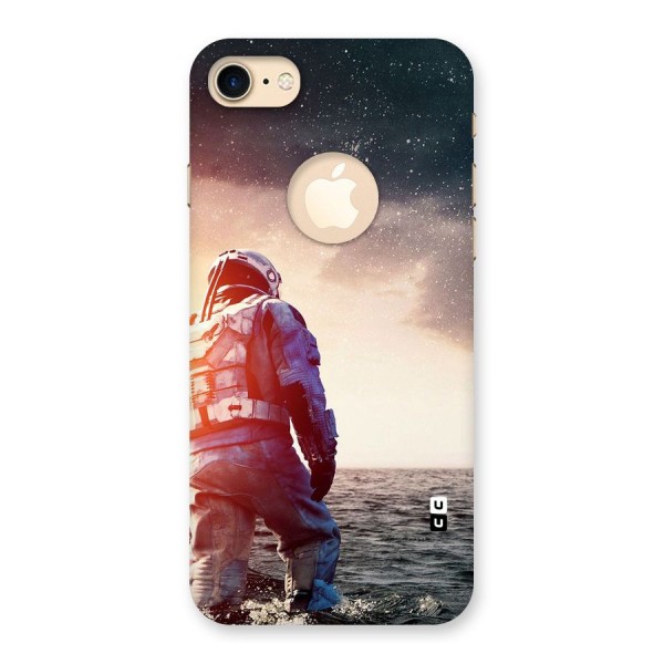 Water Astronaut Back Case for iPhone 8 Logo Cut