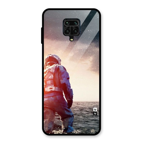 Water Astronaut Glass Back Case for Poco M2 Pro