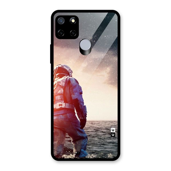 Water Astronaut Glass Back Case for Realme C15