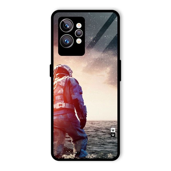 Water Astronaut Glass Back Case for Realme GT2 Pro