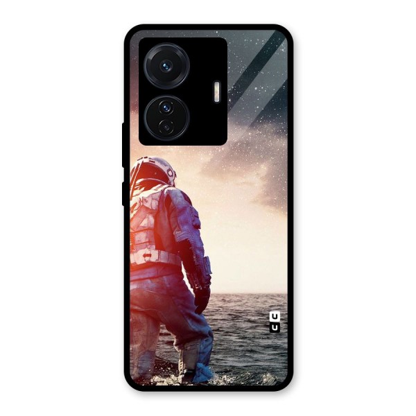 Water Astronaut Glass Back Case for Vivo T1 Pro