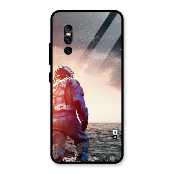 Water Astronaut Glass Back Case for Vivo V15 Pro